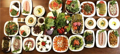 mezze libanais